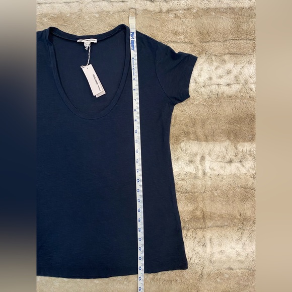 NWT💝JAMES PERSE Deep V-Neck T-Shirt Size 0 - Picture 6 of 6